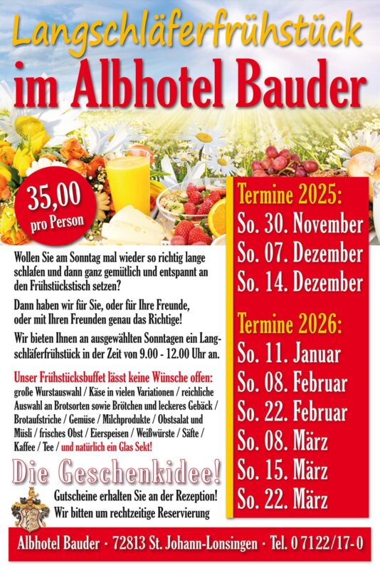 Langschläferfrühstück 2025-26